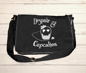 Despair and Cupcakes Messenger Bag