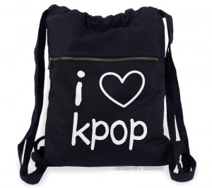 I Love KPOP Cinch Backpack