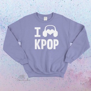 I Listen to KPOP Crewneck Sweatshirt