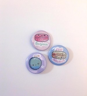 Macaron Pin Set