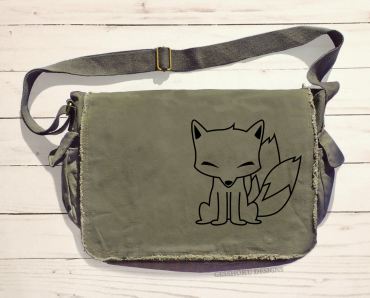 Chibi Kitsune Messenger Bag