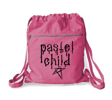 Pastel Child Cinch Backpack