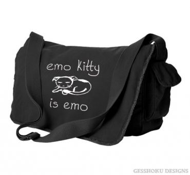 Emo Kitty Messenger Bag