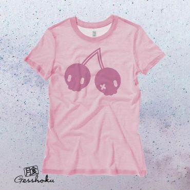 Cherry Skulls Ladies T-shirt