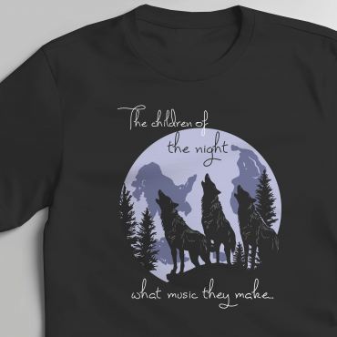 Children of the Night Wolf Pack T-shirt