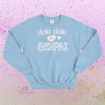 Doki Doki for Senpai Crewneck Sweatshirt