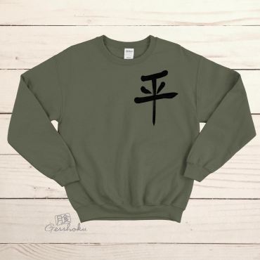 Peace Kanji Crewneck Sweatshirt