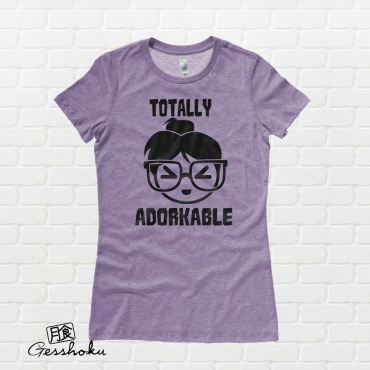Totally Adorkable Ladies T-shirt