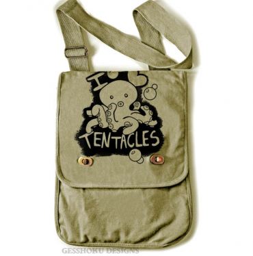 I Love Tentacles Field Bag