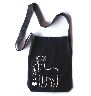 Alpaca Love Crossbody Tote Bag