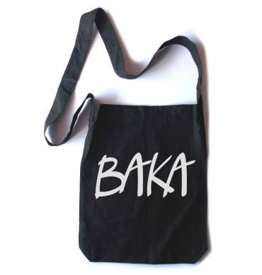 Baka (text) Crossbody Tote Bag