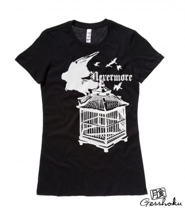 Nevermore: Raven's Cage Ladies T-shirt
